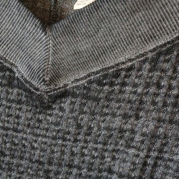 We The Free Free People South Side Thermal In Black Size Medium - Picture 7 of 7